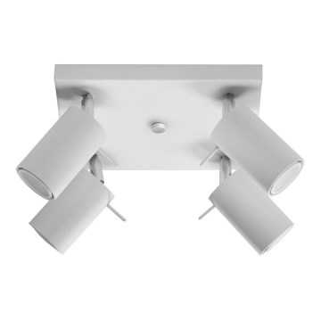Spot RING 4 4xGU10/10W/230V blanc