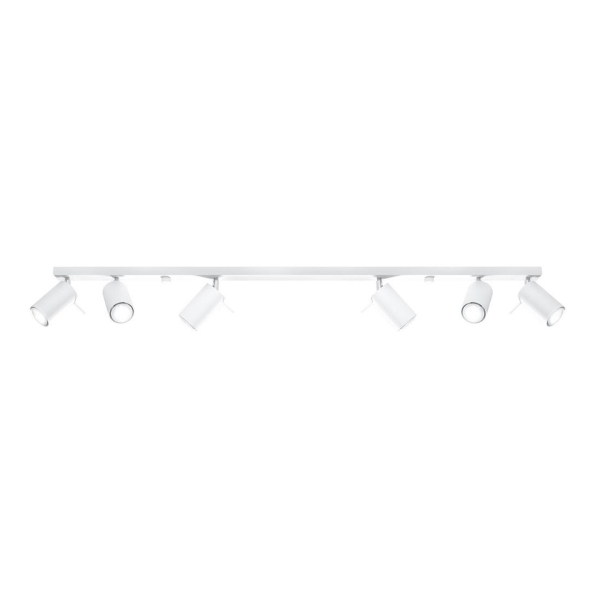 Spot RING 6L 6xGU10/10W/230V blanc