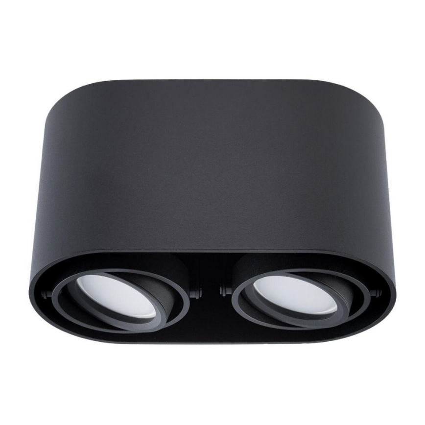 Spot SIROK 2xGU10/30W/230V noir