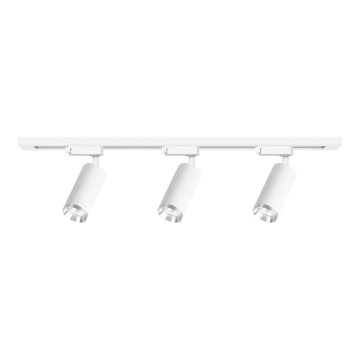 Spot sur rail MICA 3xGU10/10W/230V blanc/chrome mat