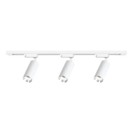 Spot sur rail MICA 3xGU10/10W/230V blanc/chrome mat