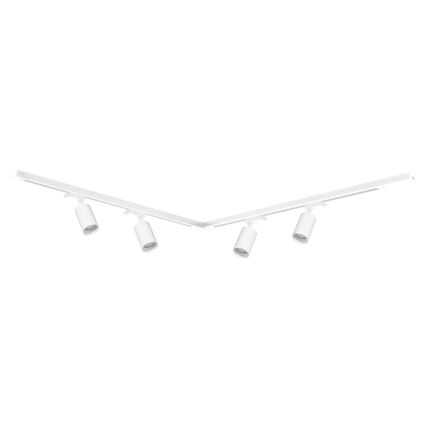 Spot sur rail PIPE 4xGU10/10W/230V blanc