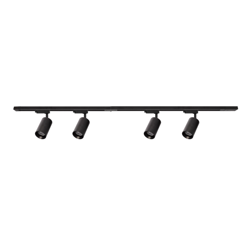 Spot sur rail PIPE 4xGU10/10W/230V noir