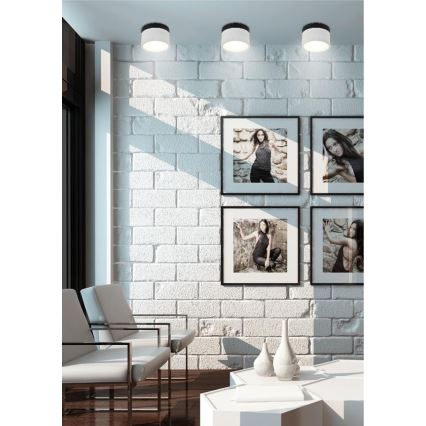 Spot TUBA LED/9W/230V blanc/noir