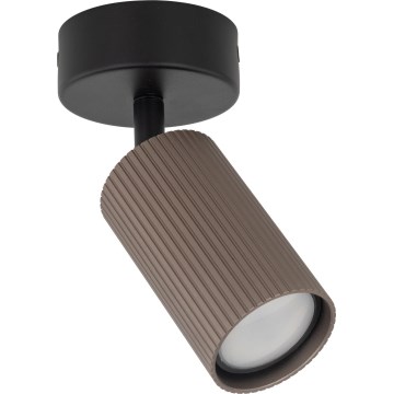 Spot TUNE 1xGU10/10W/230V noir/marron