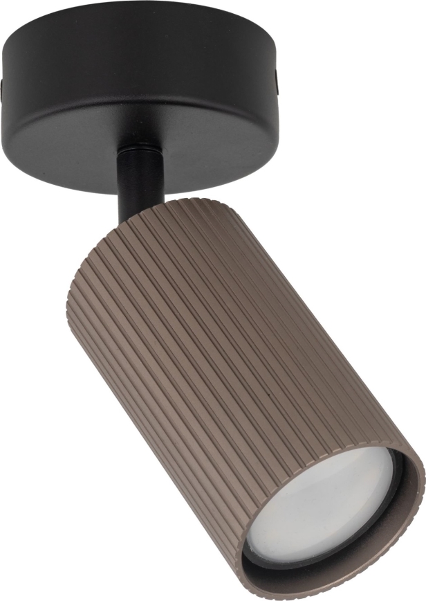 Spot TUNE 1xGU10/10W/230V noir/marron