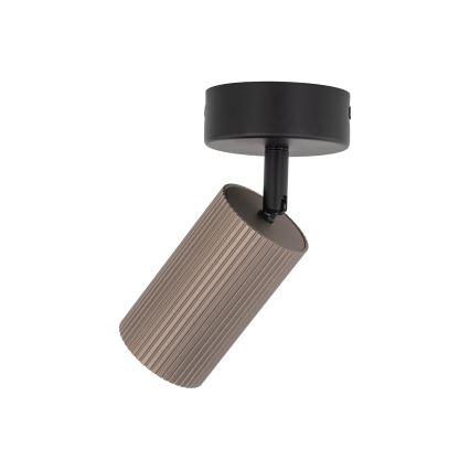 Spot TUNE 1xGU10/10W/230V noir/marron