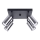 Spot WINX 4xGU10/10W/230V noir/chrome brillant