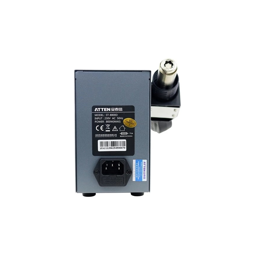 Station à air chaud avec écran LCD 800W/230V