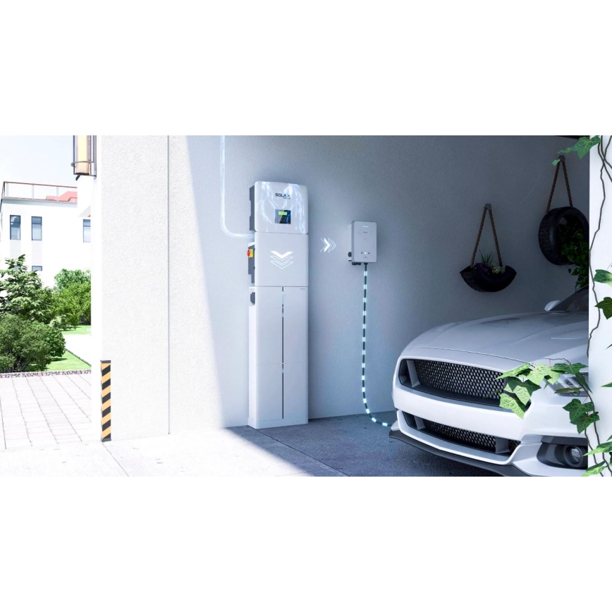 Station de charge pour voitures électriques SolaX Power 22kW/400V/32A IP65 Wi-Fi