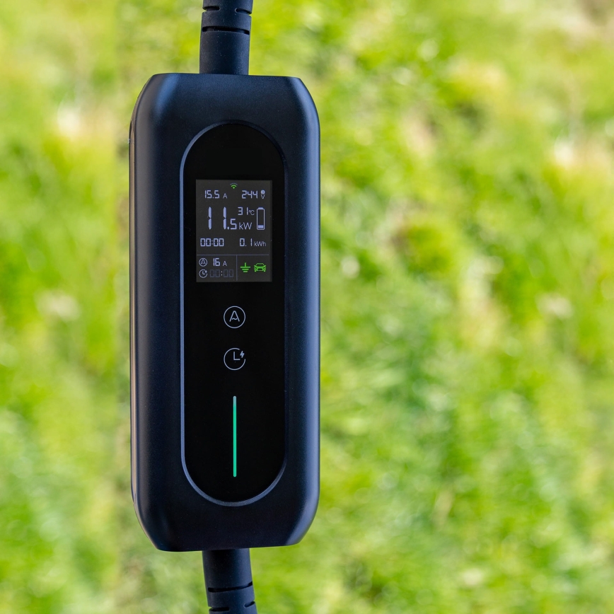 Station de charge pour voitures électriques type 2 5 m 11kW 16A IP54 Tuya