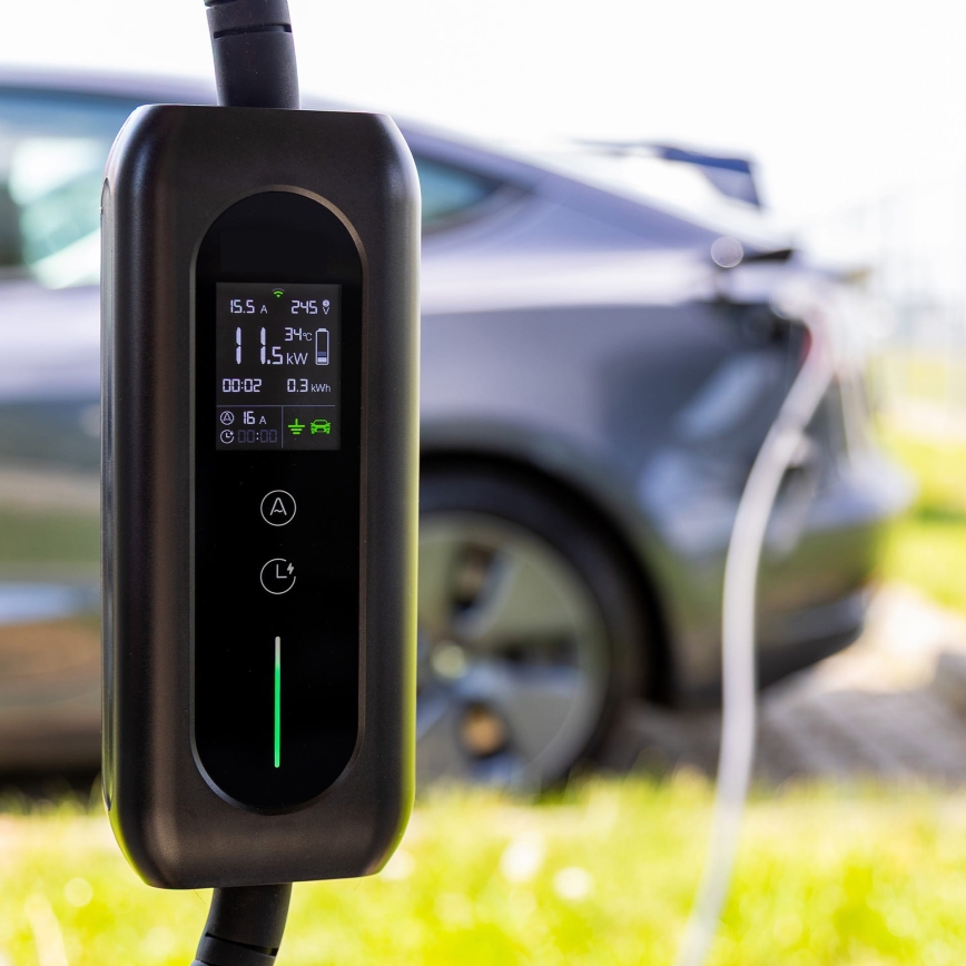 Station de charge pour voitures électriques type 2 5 m 11kW 16A IP54 Tuya