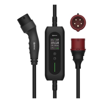Station de recharge pour véhicules électriques Type 2 5 m 22 kW 32 A IP54 Tuya