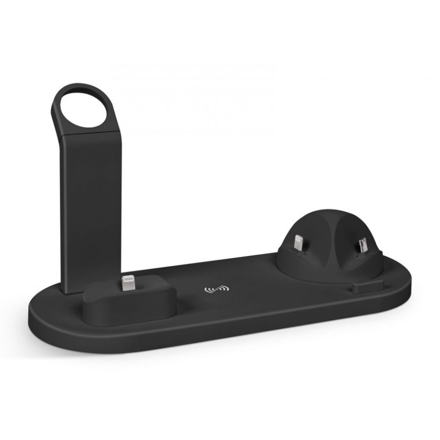 Station de recharge sans fil multifonction noir