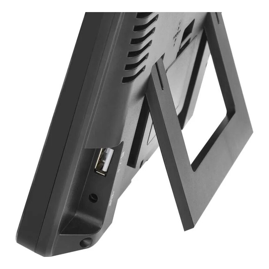 Station météo avec écran LCD GoSmart 230V/3xAAA + 2×AAA Wi-Fi Tuya noire