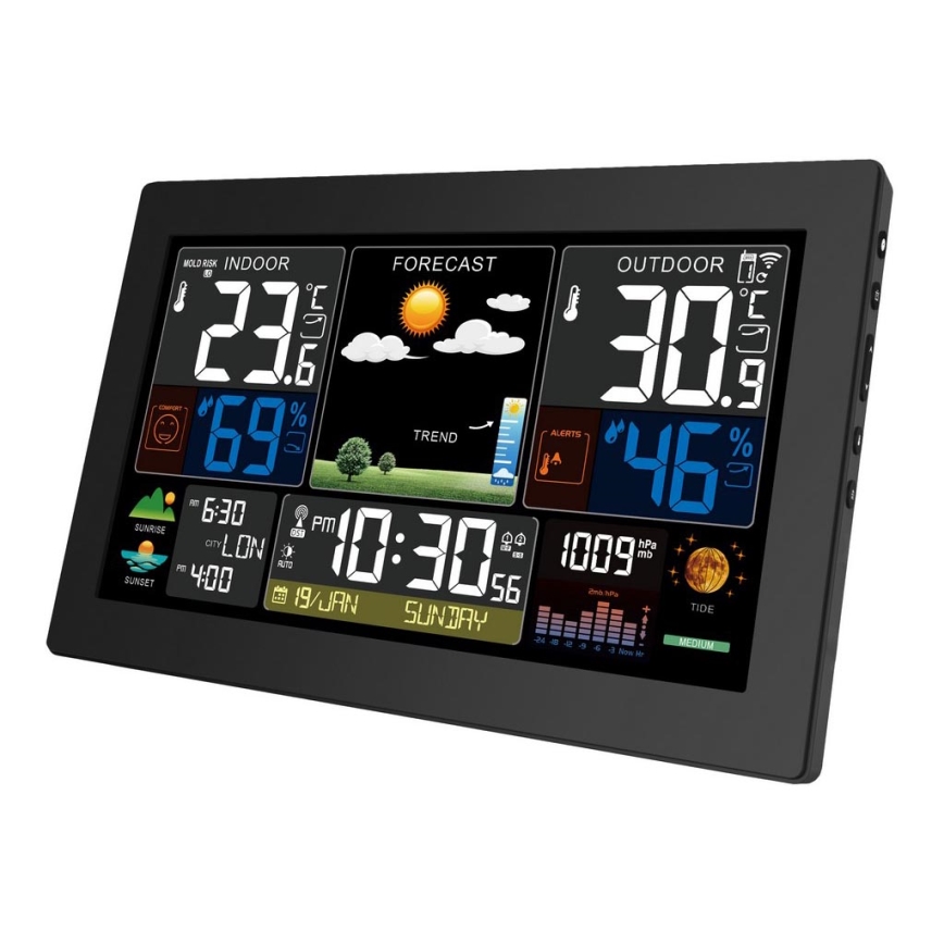 Solight TE81XL - Station météo avec écran couleur LCD 2xAA/5V