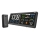 Station météo avec écran LCD couleur et réveil, alimentation 5V, 3xAAA + 2xAA, noir