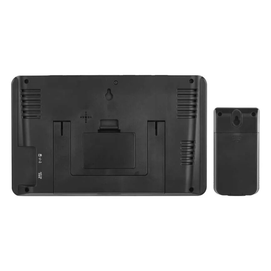 Station météo avec écran LCD GoSmart 230V/3xAAA + 2×AAA Wi-Fi Tuya noir