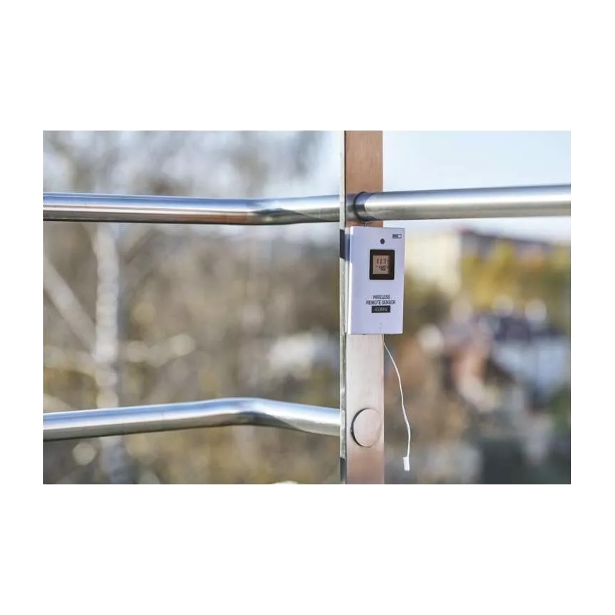 Station météo sans fil avec réveil 5V/3xAAA + 2xAAA noir