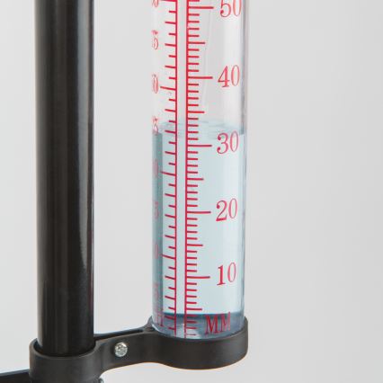 Station météorologique de jardin 3-en-1 145 cm noire