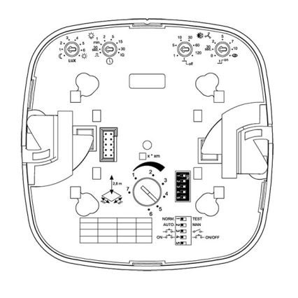 Steinel 002770 - Détecteur de présence IR Quattro HD 24m COM2 blanc