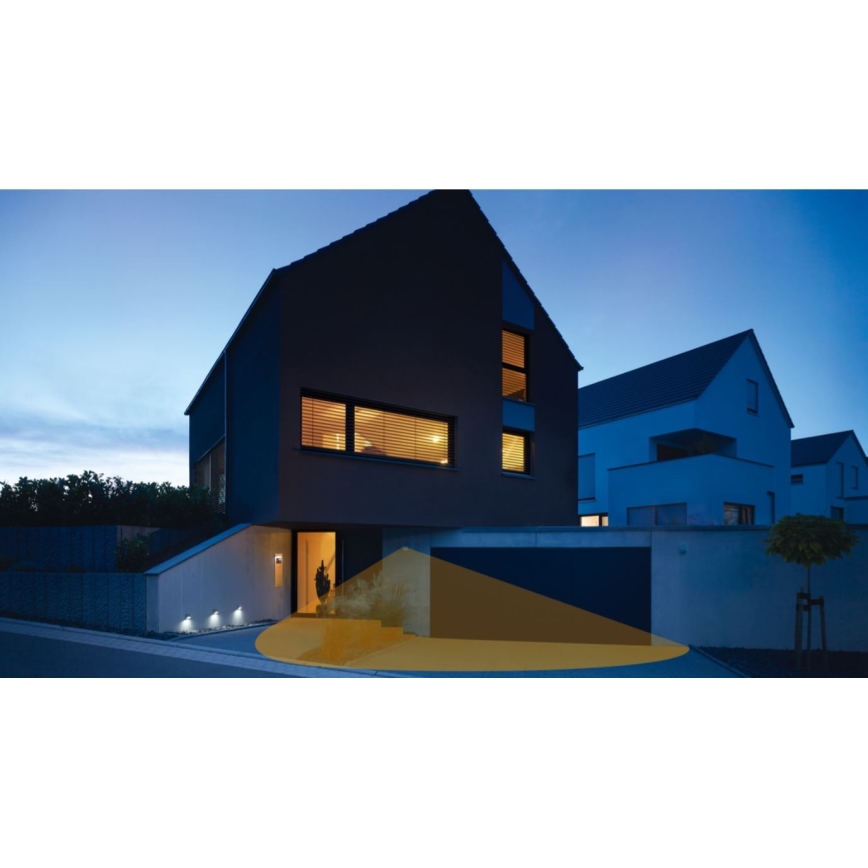 STEINEL 007591 - Détecteur de mouvement extérieur iHF 3D anthracite IP54