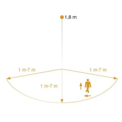 STEINEL 007591 - Détecteur de mouvement extérieur iHF 3D anthracite IP54