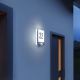 STEINEL 010454 - Luminaire LED extérieur avec détecteur L220LED LED/7,5W inoxydable IP44