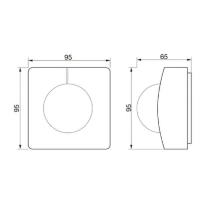 STEINEL 011666 - Détecteur de mouvement extérieur IS 345 MX Highbay blanc IP54