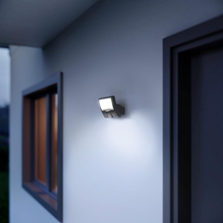 Steinel 012076 - Applique murale extérieure avec capteur XLED curved LED/10,5W/230V
