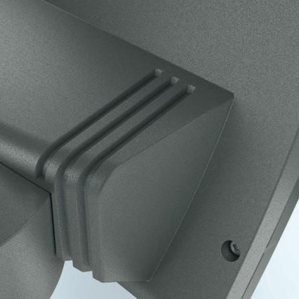 Steinel 012076 - Applique murale extérieure avec capteur XLED curved LED/10,5W/230V