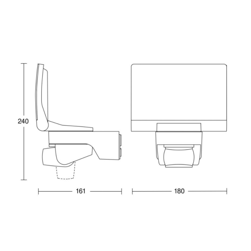 STEINEL 030056 - Projecteur LED avec détecteur de mouvement XLED Home 2 XL LED/20W/230V IP44