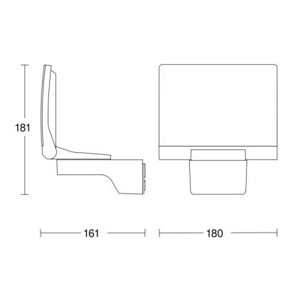 STEINEL 033095 - Spot LED XLED home 2 SL LED/13W/230V