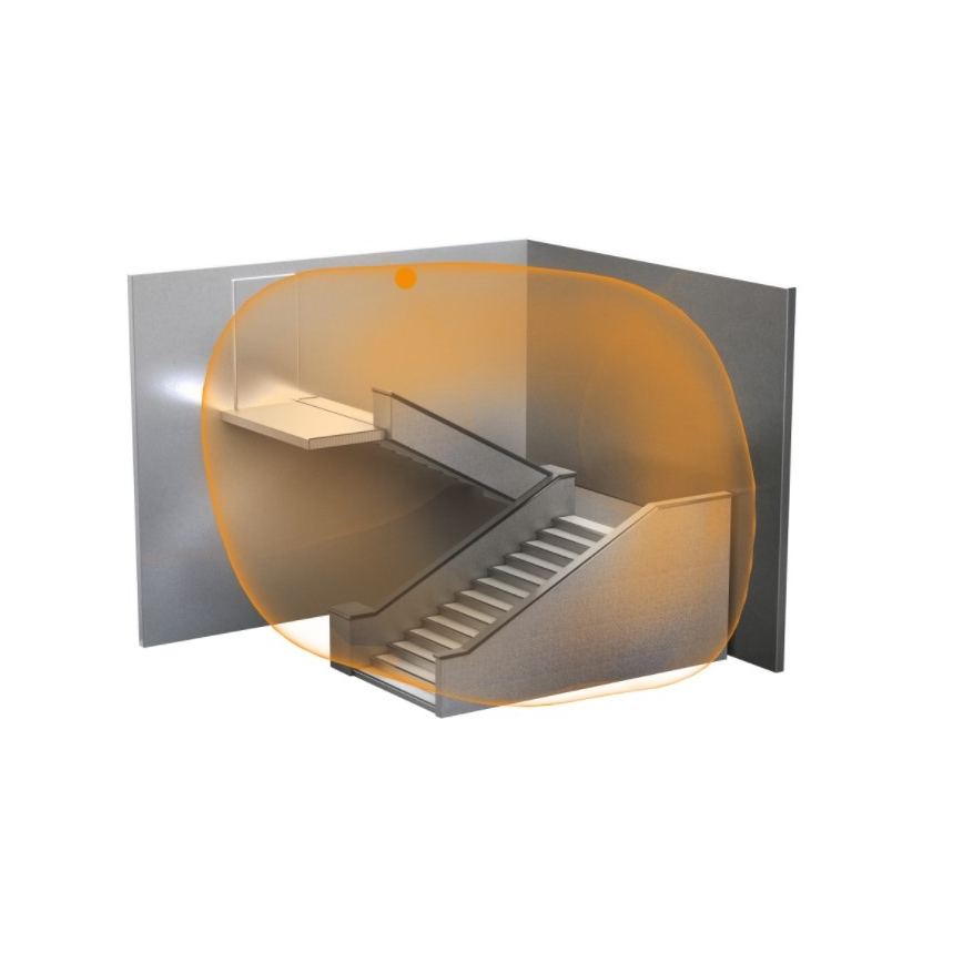 STEINEL 033767 - Détecteur de mouvement extérieur HF 3360 KNX blanc IP54