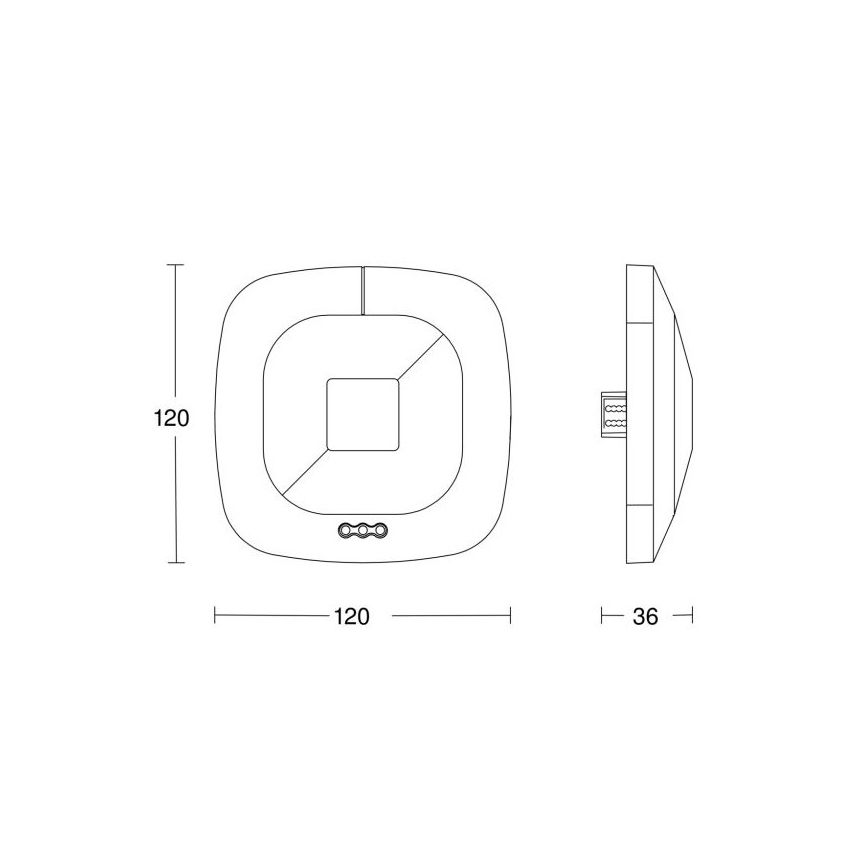 Steinel 033972 - Détecteur de présence HF 360 LiveLink blanc