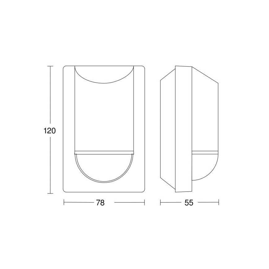 Steinel 034702 - Détecteur de mouvement extérieur ECO IP54 noir