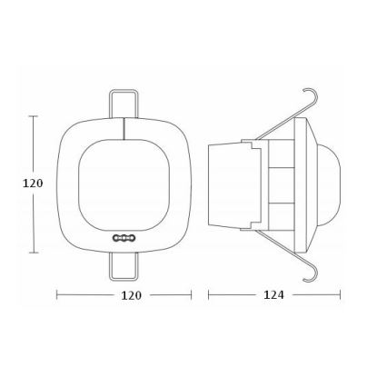 Steinel 035204 - Détecteur de mouvement avec détecteur de présence IR QUATTRO HD DALI PLUS
