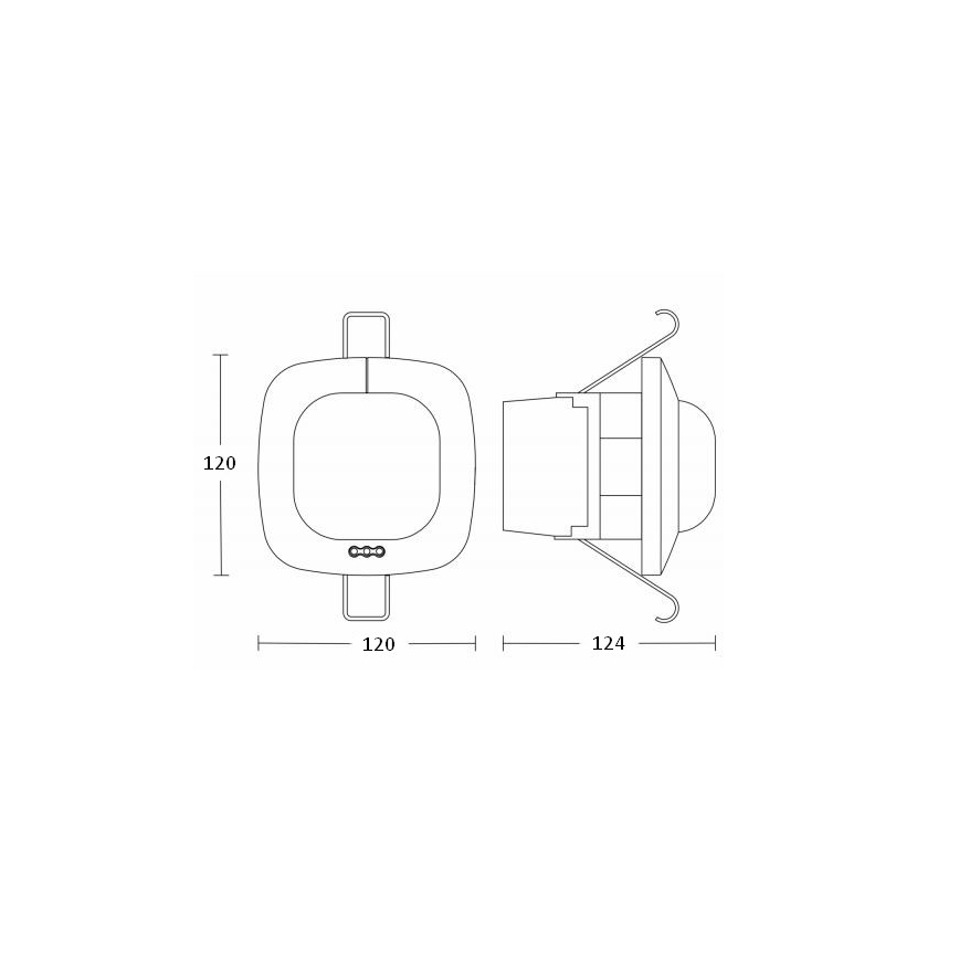 Steinel 035204 - Détecteur de mouvement avec détecteur de présence IR QUATTRO HD DALI PLUS