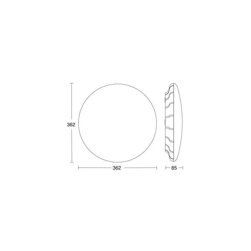 Steinel 035853 - Plafonnier avec détecteur RS PRO LED/26W/230V 3000K