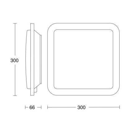 Steinel 052522 - Plafonnier LED avec détecteur RS LED/9,5W/230V