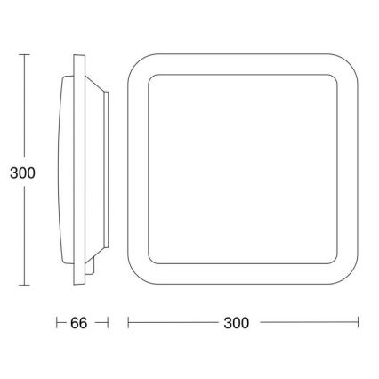 Steinel 052539 - Plafonnier LED avec détecteur LED/9,5W/230V