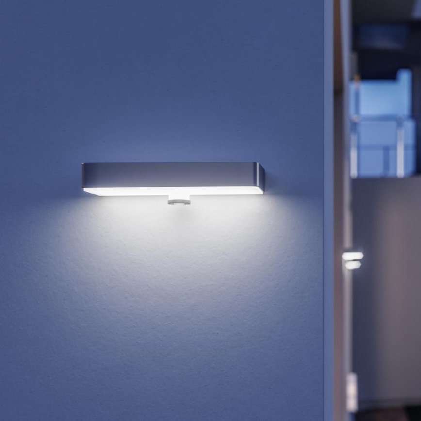 Steinel 052652 - Luminaire solaire avec un détecteur XSolar SOL-O LED/1,5W 2x2000mAh IP44 argenté