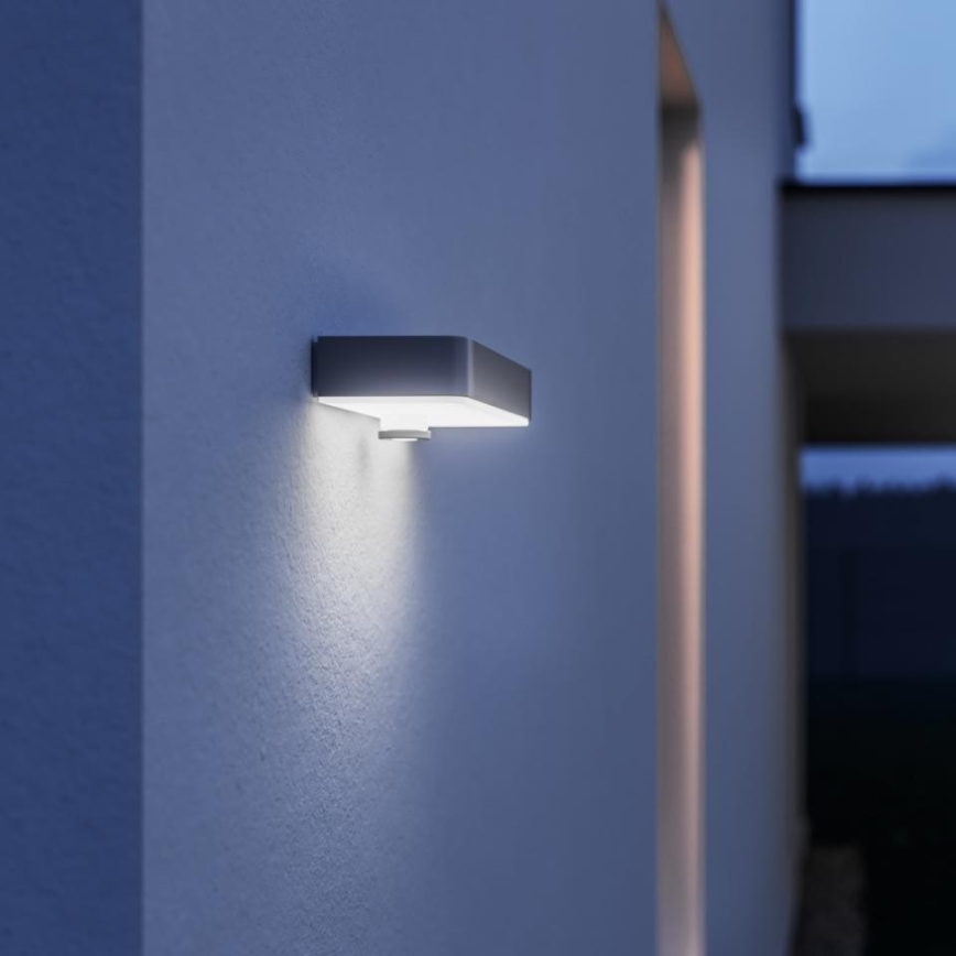 Steinel 052652 - Luminaire solaire avec un détecteur XSolar SOL-O LED/1,5W 2x2000mAh IP44 argenté