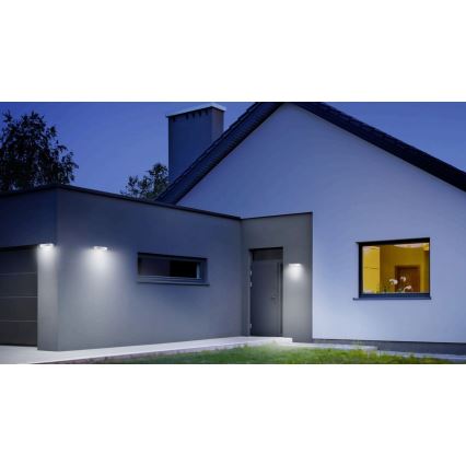 Steinel 052652 - Luminaire solaire avec un détecteur XSolar SOL-O LED/1,5W 2x2000mAh IP44 argenté