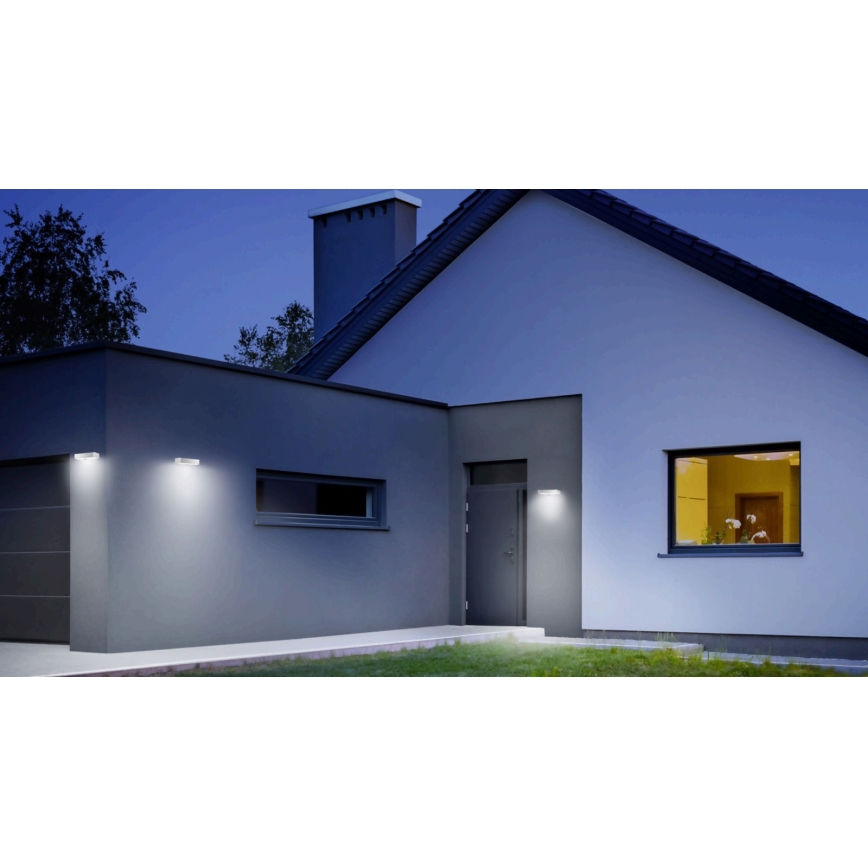 Steinel 052652 - Luminaire solaire avec un détecteur XSolar SOL-O LED/1,5W 2x2000mAh IP44 argenté