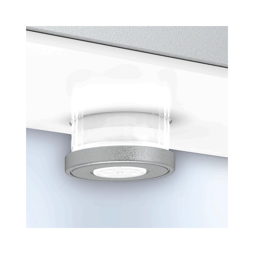 Steinel 052652 - Luminaire solaire avec un détecteur XSolar SOL-O LED/1,5W 2x2000mAh IP44 argenté