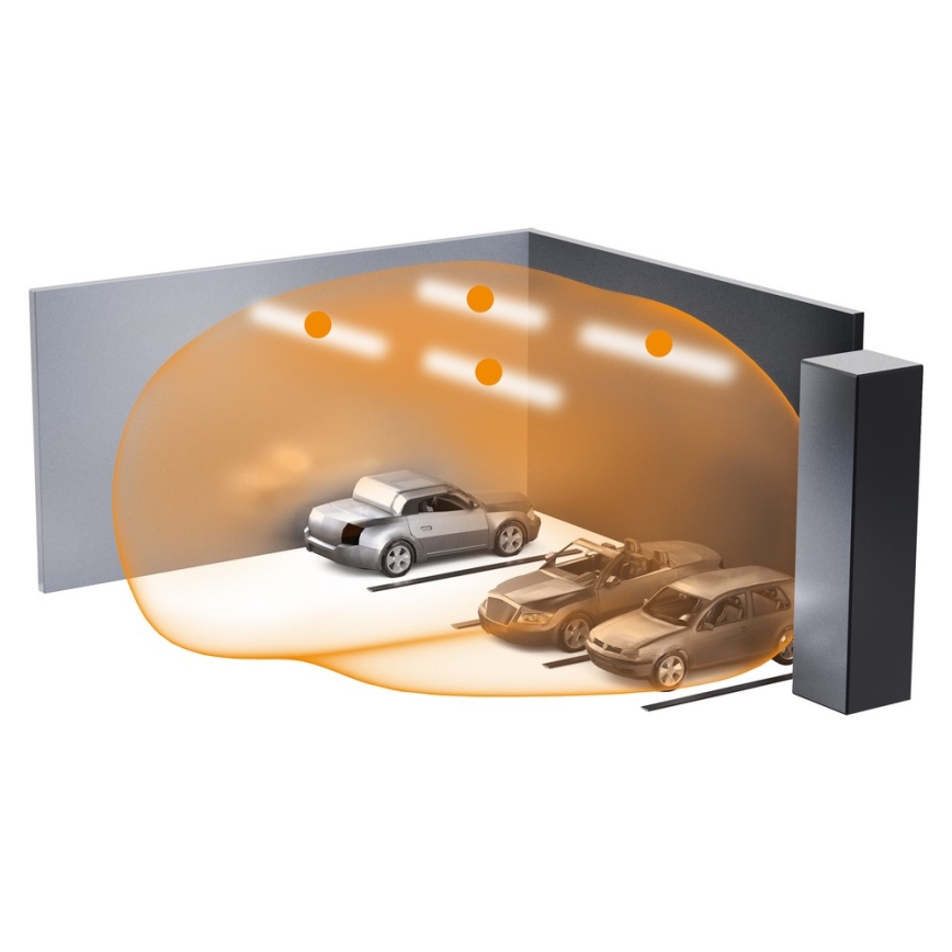 Steinel 052911 - Luminaire à tube fluorescent LED avec détecteur RS PRO LED/30W/230V IP66