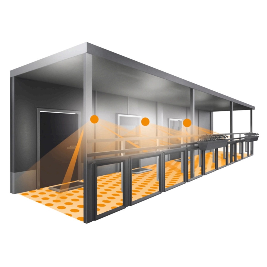 STEINEL 053031 - LED Applique murale extérieure avec détecteur L691 LED/9W/230V 3000K IP44