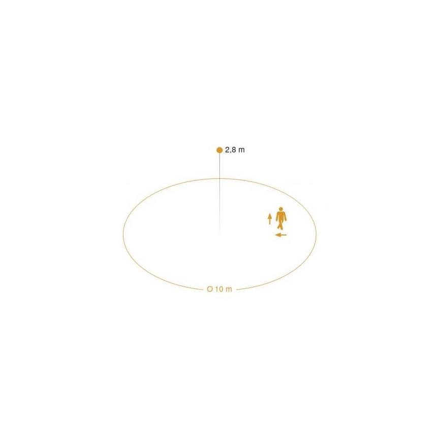 Steinel 057077 - Plafonnier LED avec détecteur RS PRO LED/16W/230V IP40 4000K
