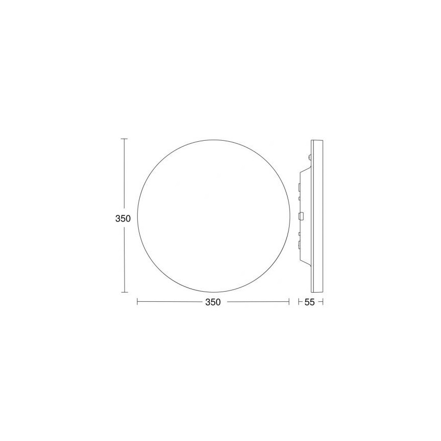 Steinel 057077 - Plafonnier LED avec détecteur RS PRO LED/16W/230V IP40 4000K
